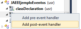 Visual Studio 2010 - Application Explorer Axapta Object Tree AOT - Add post-event handler