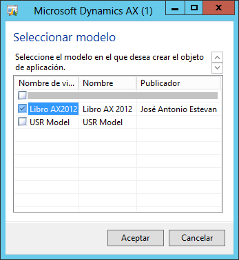 AX2012 TFS - Modelo