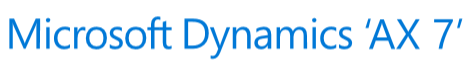 Microsoft Dynamics &lsquo;AX 7&rsquo;