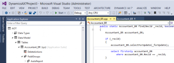Microsoft Dynamics AX 7 Visual Studio