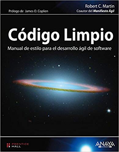 Portada del libro Clean Code en papel