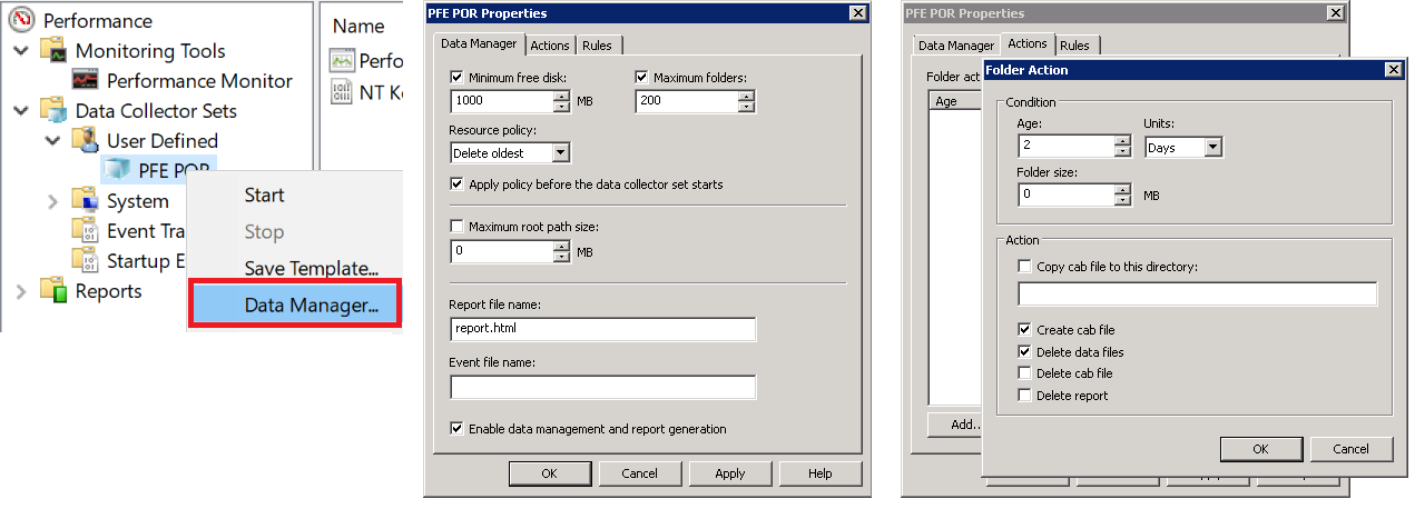 Configure new Data Collector properties